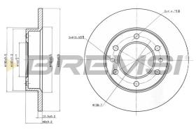 BREMSI CD6444S - DISCHI FRENO - BRAKE DISCS