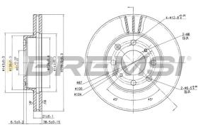 BREMSI CD6447V - DISCHI FRENO - BRAKE DISCS