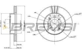 BREMSI CD6448V - DISCHI FRENO - BRAKE DISCS