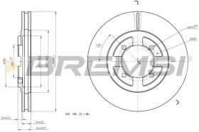 BREMSI CD6472V - DISCHI FRENO - BRAKE DISCS