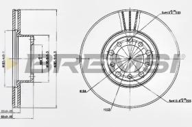 BREMSI CD6476V - DISCHI FRENO - BRAKE DISCS