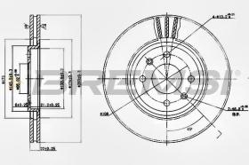 BREMSI CD6489V - DISCHI FRENO - BRAKE DISCS