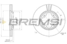 BREMSI CD6494V - DISCHI FRENO - BRAKE DISCS