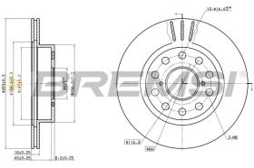 BREMSI CD6506V - DISCHI FRENO - BRAKE DISCS
