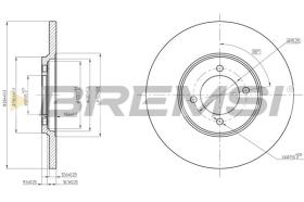 BREMSI CD6529S - DISCHI FRENO - BRAKE DISCS