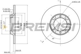 BREMSI CD6536S - DISCHI FRENO - BRAKE DISCS