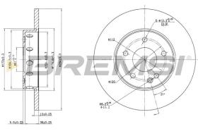 BREMSI CD6540S - DISCHI FRENO - BRAKE DISCS