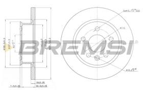 BREMSI CD6547S - DISCHI FRENO - BRAKE DISCS
