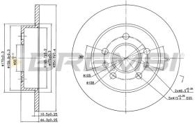 BREMSI CD6556S - DISCHI FRENO - BRAKE DISCS