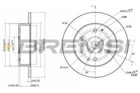 BREMSI CD6565S - DISCHI FRENO - BRAKE DISCS