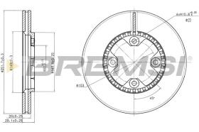 BREMSI CD6590V - DISCHI FRENO - BRAKE DISCS