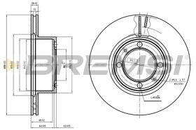 BREMSI CD6594V - DISCHI FRENO - BRAKE DISCS