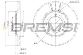 BREMSI CD6607V - DISCHI FRENO - BRAKE DISCS