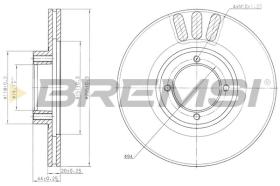 BREMSI CD6610V - DISCHI FRENO - BRAKE DISCS