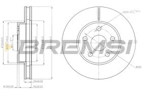 BREMSI CD6620V - DISCHI FRENO - BRAKE DISCS