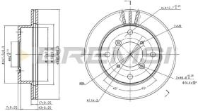 BREMSI CD6623V - DISCHI FRENO - BRAKE DISCS