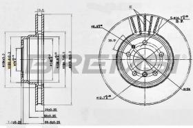 BREMSI CD6624V - DISCHI FRENO - BRAKE DISCS