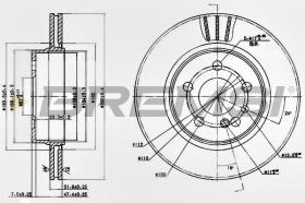 BREMSI CD6630V - DISCHI FRENO - BRAKE DISCS