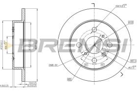 BREMSI CD6650S - DISCHI FRENO - BRAKE DISCS