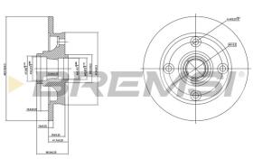 BREMSI CD6651S - DISCHI FRENO - BRAKE DISCS