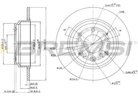 BREMSI CD6672S - DISCHI FRENO - BRAKE DISCS