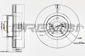 BREMSI CD6679V - DISCHI FRENO - BRAKE DISCS