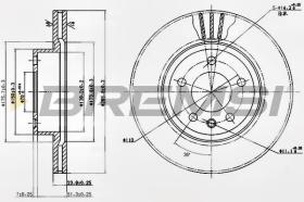 BREMSI CD6697V - DISCHI FRENO - BRAKE DISCS