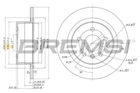 BREMSI CD6698S - DISCHI FRENO - BRAKE DISCS