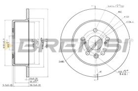 BREMSI CD6705S - DISCHI FRENO - BRAKE DISCS
