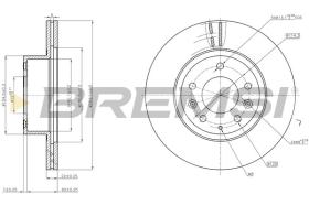 BREMSI CD6736V - DISCHI FRENO - BRAKE DISCS