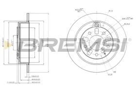 BREMSI CD6739S - DISCHI FRENO - BRAKE DISCS