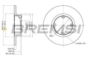 BREMSI CD6753S - DISCHI FRENO - BRAKE DISCS