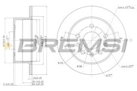 BREMSI CD6756S - DISCHI FRENO - BRAKE DISCS
