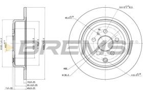 BREMSI CD6757S - DISCHI FRENO - BRAKE DISCS