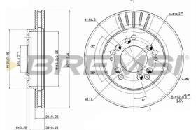 BREMSI CD6761V - DISCHI FRENO - BRAKE DISCS