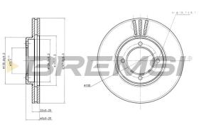 BREMSI CD6775V - DISCHI FRENO - BRAKE DISCS