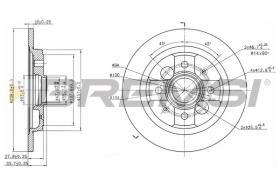 BREMSI CD6785S - DISCHI FRENO - BRAKE DISCS