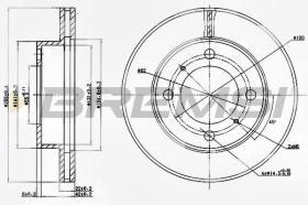 BREMSI CD6794V - DISCHI FRENO - BRAKE DISCS