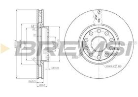 BREMSI CD6802V - DISCHI FRENO - BRAKE DISCS