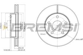 BREMSI CD6806V - DISCHI FRENO - BRAKE DISCS