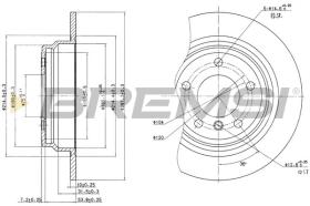 BREMSI CD6835S - DISCHI FRENO - BRAKE DISCS