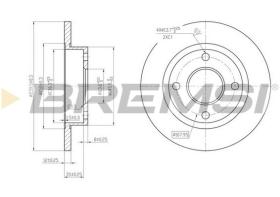 BREMSI CD6845S - DISCHI FRENO - BRAKE DISCS