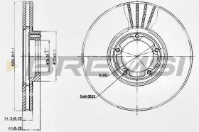BREMSI CD6849V - DISCHI FRENO - BRAKE DISCS