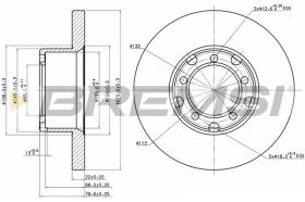 BREMSI CD6853S - DISCHI FRENO - BRAKE DISCS
