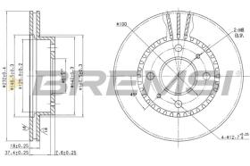 BREMSI CD6866V - DISCHI FRENO - BRAKE DISCS