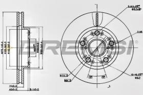 BREMSI CD6883V - DISCHI FRENO - BRAKE DISCS