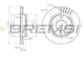 BREMSI CD6887V - DISCHI FRENO - BRAKE DISCS