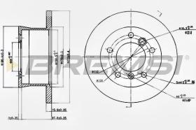 BREMSI CD6932S - DISCHI FRENO - BRAKE DISCS