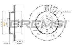 BREMSI CD6948V - DISCHI FRENO - BRAKE DISCS