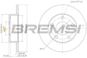 BREMSI CD6952S - DISCHI FRENO - BRAKE DISCS
